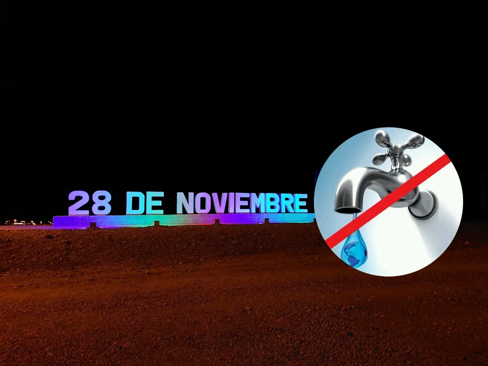 Corte de agua 28 de Noviembre